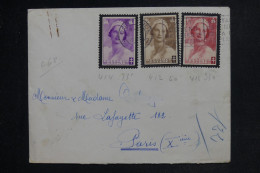BELGIQUE - Enveloppe De Ostende Pour Paris En 1936  - L 153234 - Cartas & Documentos