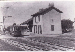 Photo  - 21 - Gare De CHENOVE  -  Chemins De Fer De La Cote D'or - Motice De Dietrich A Quai-  - Retirage - Zonder Classificatie