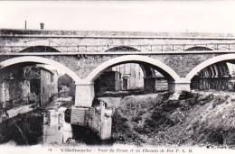 Photo - 69 - Rhone - VILLEFRANCHE Sur SAONE - Ponts Du Tram Et Du Chemin De Fer  - Retirage - Ohne Zuordnung