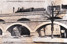 Photo - 69 - Rhone - VILLEFRANCHE Sur SAONE - Ponts Du P.L.M Et Du C.F.B - Retirage - Unclassified