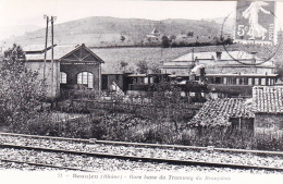 Photo - 69 -rhone - BEAUJEU - La Gare Basse Du Tramway Du Beaujolais - Ligne De Monsols  - Retirage - Zonder Classificatie