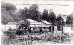 Photo - 69 - Rhone - LE PERREON -  - La Gare Du Chemin De Fer Du Beaujolais  - Ligne De Monsols-  Retirage - Ohne Zuordnung