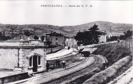 Photo - 69 - Rhone - PONTCHARRA - Gare Du C.F.B. - Retirage - Zonder Classificatie