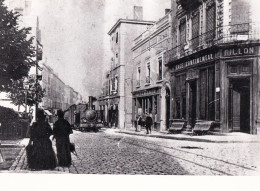 Photo - 69 - Rhone -VILLEFRANCHE-SUR-SAÔNE - Rue Victor Hugo - Café Continental -    Retirage - Eisenbahnen