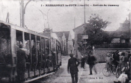 Photo - 21 - Cote D'or - MARSANNAY La COTE - Arrivée Du Tramway -retirage - Eisenbahnen