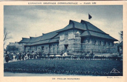 75 - PARIS - Exposition Coloniale 1931 -  Pavillon Neerlandais - Exhibitions