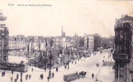 59 - LILLE - Marché Aux Poulets Et Rue Faidherbe - Guerre 1914 - Lille
