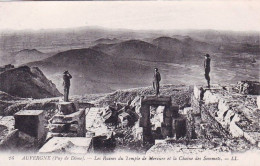 63 - Auvergne - Les Ruines Du Temple De Mercure Et La Chaine Des Sommets - Sonstige & Ohne Zuordnung