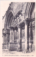 30 - Gard -  SAINT GILLES Du GARD - Portail De L'église - Saint-Gilles