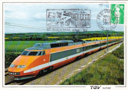 S.N.C.F - TGV Sud Est  - Train A Grande Vitesse  - Trains