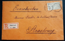 Alsace Enveloppe DIEMERINGEN Le 28/11/18 - 1. Weltkrieg 1914-1918