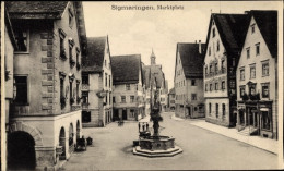 CPA Sigmaringen An Der Donau Bade Württemberg, Marktplatz - Sonstige & Ohne Zuordnung