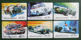 CARS Motorsport 2002 (Mi 2119-2124 Yv 2012-2017) Used Gebruikt Oblitere Australia Australien Australie - Used Stamps