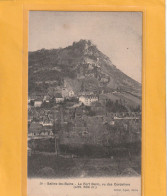 50. SALINS-LES-BAINS . LE FORT BELIN VU DES CORDELIERS . AFFR AU VERSO LE 6-8-1912 .  2 SCANNES - Autres & Non Classés