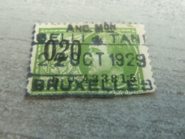 Bruxelles - Effigie Roi  - 0.20 - Vert - Oblitéré - Année 1929 - - Marken