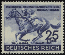 Dt. Reich 814 **, 1942, 25 Pf. Blaues Band, Pracht, Mi. 22.- - Nuevos