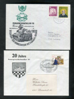 "BUNDESREPUBLIK DEUTSCHLAND" 1979/1980, 2 Sonderbriefe "BUNDESWEHR" (L2140) - Maritime