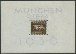 Dt. Reich Bl. 4 **, 1936, Block München Riem, Pracht, Mi. 32.- - Blokken