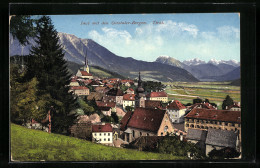 AK Imst I. Tirol, Panorama Mit Kirche  - Altri & Non Classificati