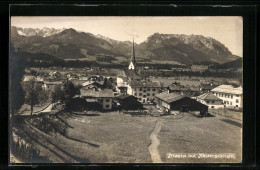 AK Kössen, Panorama Mit Kaisergebirge  - Autres & Non Classés