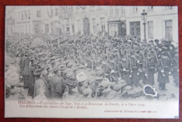 Cpa Funérailles Mgr. Van Den Branden De Reeth Malines 1909 + Enveloppe - Mechelen