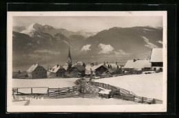 AK St. Michael Im Lungau, Blick Auf Den Verschneiten Ort  - Autres & Non Classés