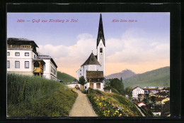 AK Kirchberg In Tirol, Hohe Salve Mit Kirche  - Autres & Non Classés