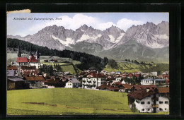 AK Kitzbühel, Panorama Gegen Das Kaisergebirge  - Andere & Zonder Classificatie