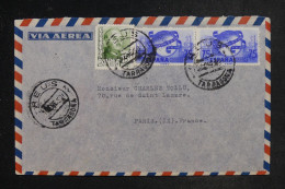 ESPAGNE - Enveloppe De Reus Pour Paris En 1950 - L 153239 - Cartas & Documentos