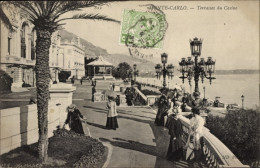 CPA Monte Carlo Monaco, Terrasses Du Casino, Dames - Autres & Non Classés