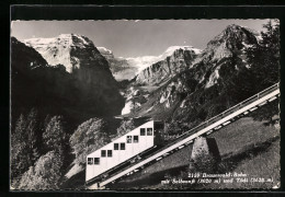 AK Braunwald-Bahn Mit Selbsanft Und Tödi  - Andere & Zonder Classificatie