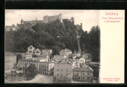 AK Salzburg, Veste Hohensalzburg Und Festungsbahn  - Other & Unclassified