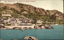 CPA Monte-Carlo Monaco, Das Casino Vom Schloss Aus Gesehen - Sonstige & Ohne Zuordnung