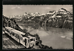 AK Brunnen-Morschach-Bahn Mit Gitschen, Urirotstock, Ober- Und Niederbauen  - Andere & Zonder Classificatie