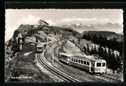 AK Rigi-Kulm, Panorama Mit Bergbahn  - Other & Unclassified