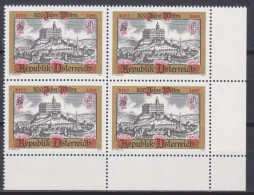 1983 , Mi 1740 ** (2) - 4er Block Postfrisch -  800 Jahre Stadt Weitra - Unused Stamps