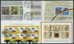 BUNDESREPUBLIK Bl. 18-22 O, 1982-90, Alle 5 Blocks, Je Mit Sonderstempel, Pracht, Mi. 39.60 - Gebruikt