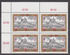 1983 , Mi 1740 ** (3) - 4er Block Postfrisch -  800 Jahre Stadt Weitra - Unused Stamps
