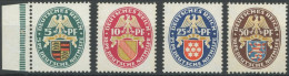Dt. Reich 398-401 **, 1926, Nothilfe, Postfrischer Prachtsatz, Mi. 230.- - Other & Unclassified