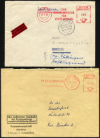 BUNDESREPUBLIK 1956, Eil-Dienstbrief Des Bundesministeriums Für Verteidigung Mit Absenderfreistempel Und 1976, Dienstbri - Covers & Documents