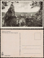 Postcard Karlsbad Karlovy Vary Hirschsprung Mit Hotel Imperial 1942 - Tchéquie