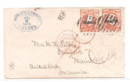 Madeira, 1871/9, # 19, For USA - Madère