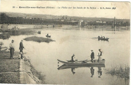 Neuville Sur Saone La Peche Sur Les Bords De La Saone - Neuville Sur Saone