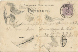 DR GS 1886 MANGEL - Postkarten