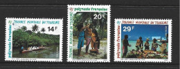 French Polynesia 1993 Tourism Set Of 3 MNH - Unused Stamps