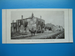 LUNÉVILLE - Faubourg De Villers - Maisons Incendiées Par Les Allemands Le 25 Août 1914 - Zonder Classificatie