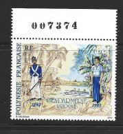 French Polynesia 1993 Gendamerie 100 Fr Single MNH - Neufs