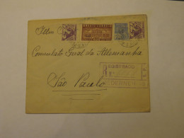 BRAZIL  REGISTERED  COVER TO GERMANY - Sonstige & Ohne Zuordnung
