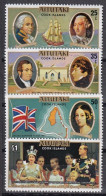 AITUTAKI 254-257,unused - Royalties, Royals