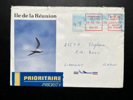 SP ENVELOPPE ILE DE LA REUNION / PROVENCHERES SUR FAVE VOSGES POUR LIBREVILLE GABON 1994 - 1961-....